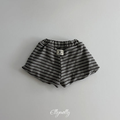 ［ellymolly］latte stripe balloon shorts