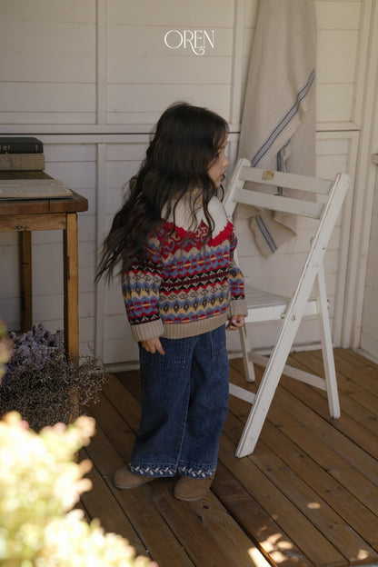 ［OREN］adeline multi wool knit (adult)