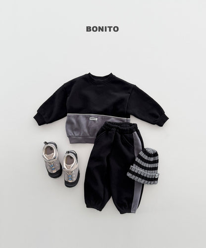 ［BONITO］side color jogger pants