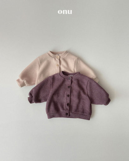 ［ONU］fleece cardigan