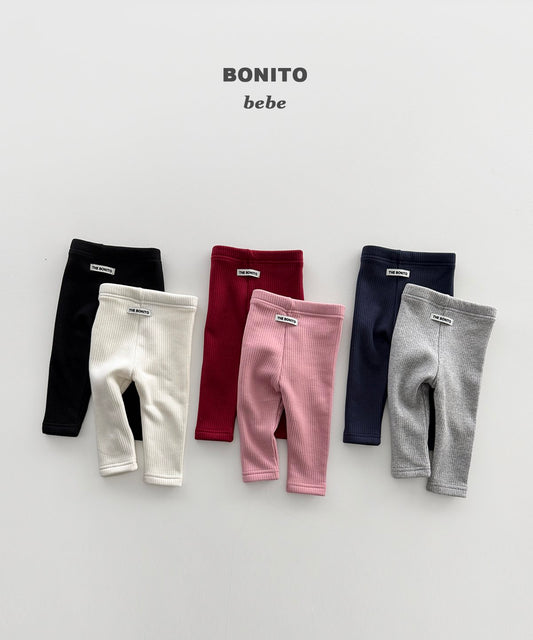 ［BONITO］1+1 rib leggings