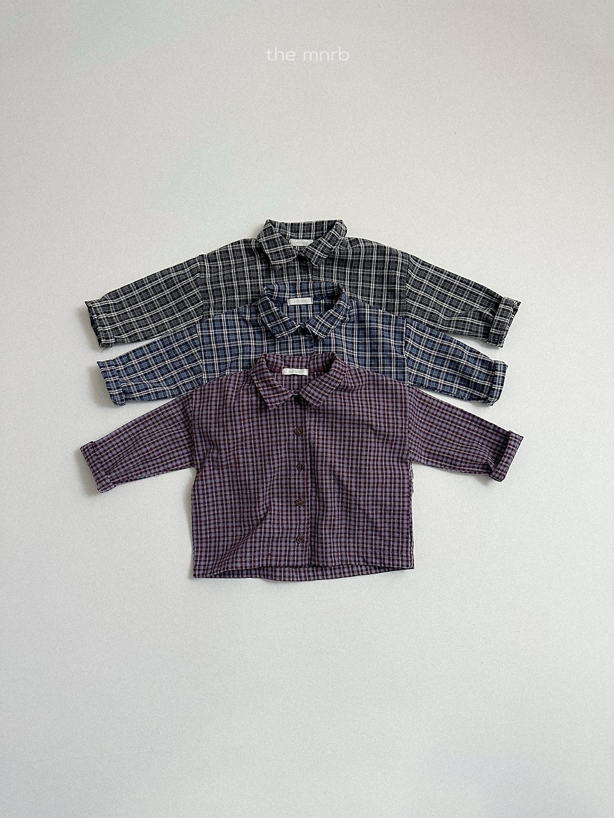 ［minirobe］lia check shirt