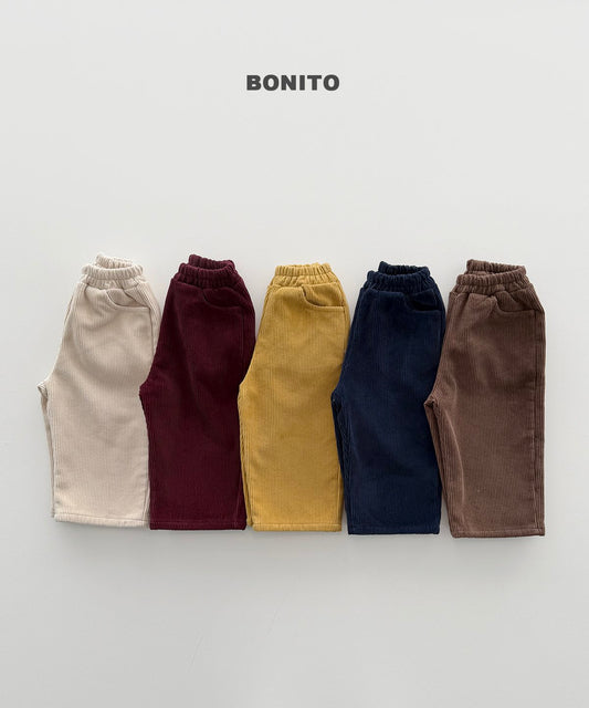 ［BONITO］corduroy fleece pants