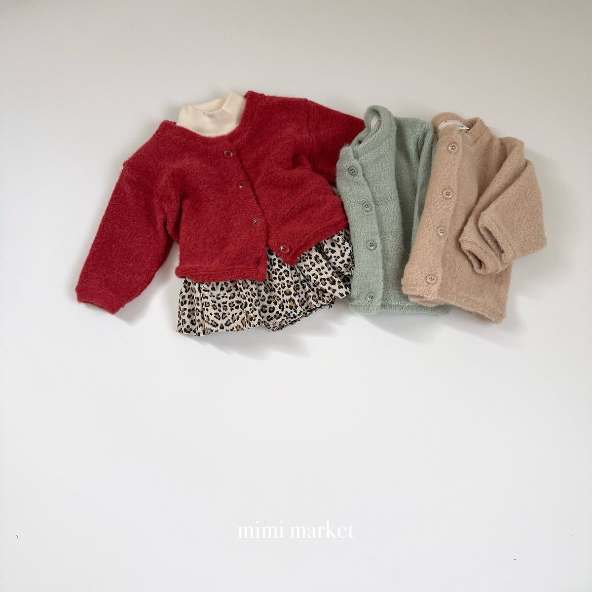 ［mimimarket］leopard corduroy kang skirt