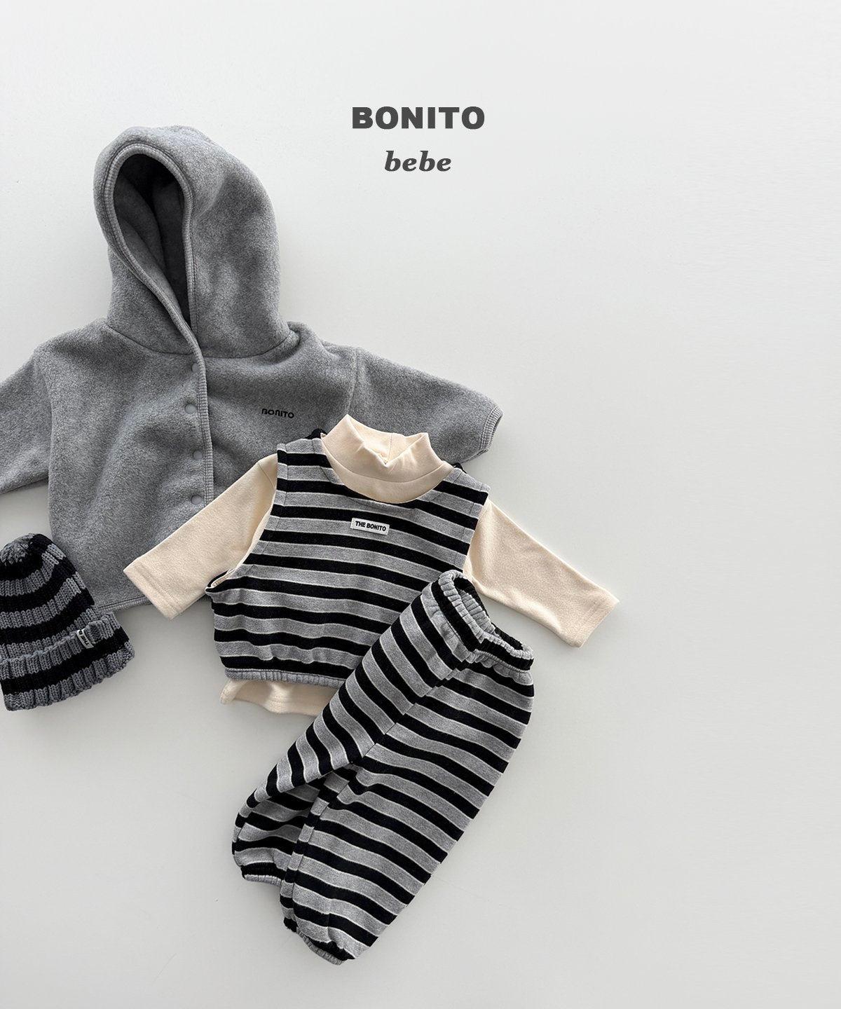 ［BONITO］stripe vest set