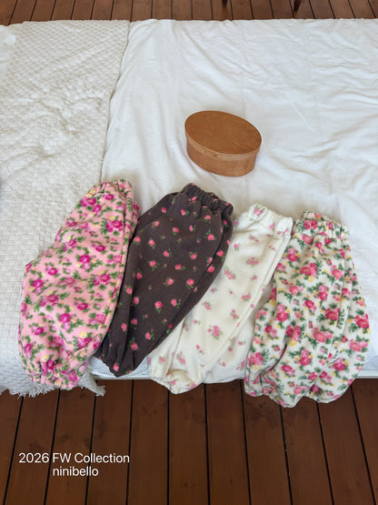 ［ninibello］halmi flower pants