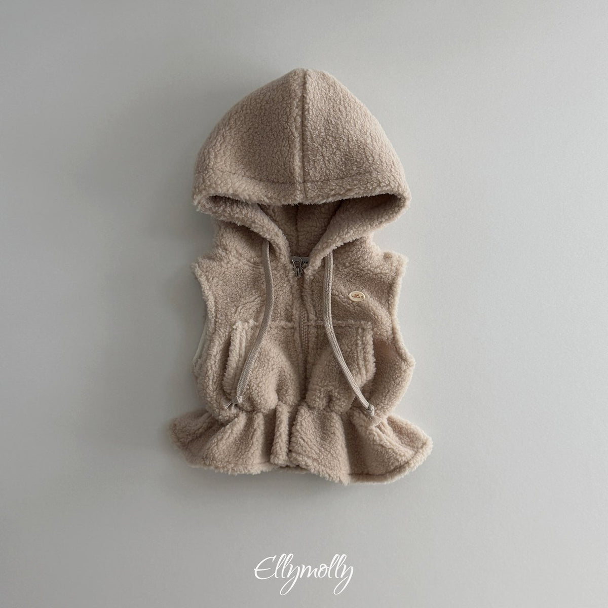 ［ellymolly］bear hood vest