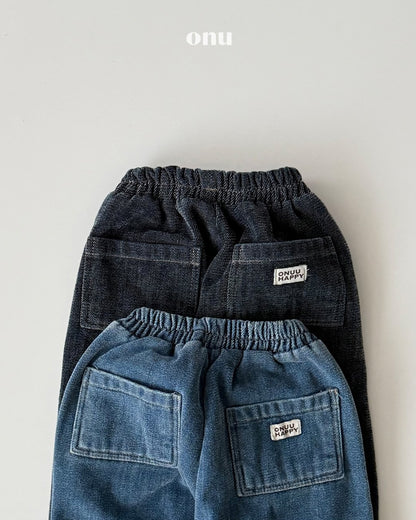 ［ONU］wide fleece denim