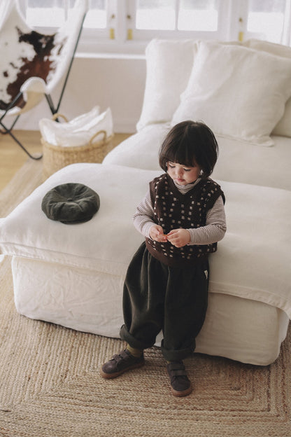 ［ONU］corduroy wide pants