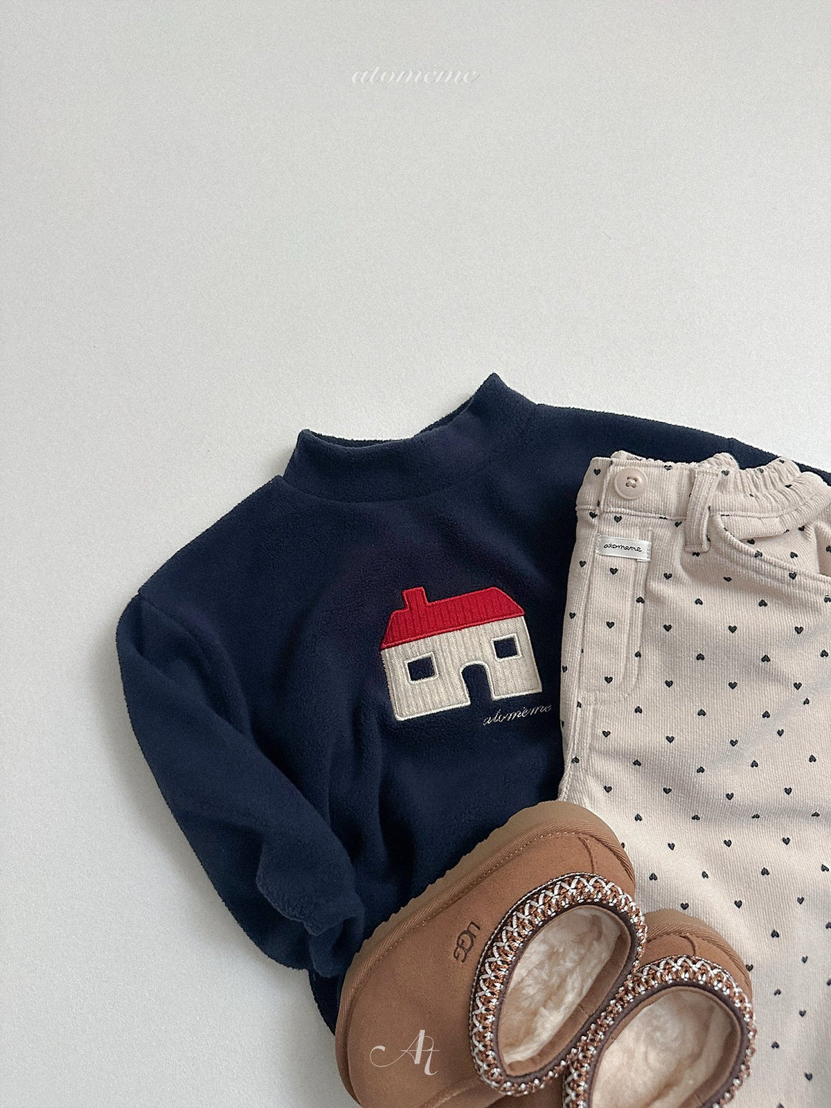 ［atomeme］heart corduroy pants