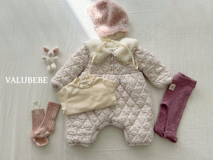 ［valubebe］sherbet flower padding suit