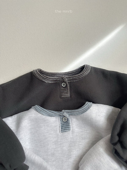 ［minirobe］popo placket sweatshirt