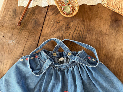 ［OREN］bluemay denim jumper skirt