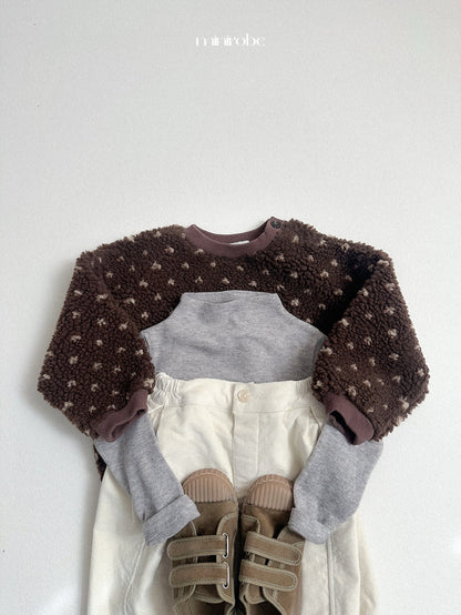 ［minirobe］multi dumble sweatshirt