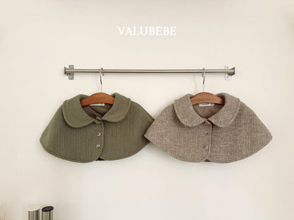 ［valubebe］furry collar cape