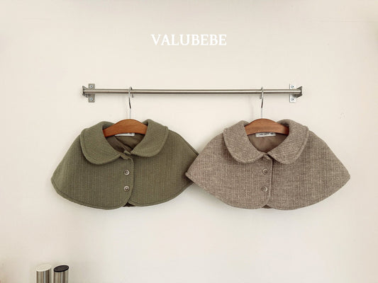 ［valubebe］furry collar cape