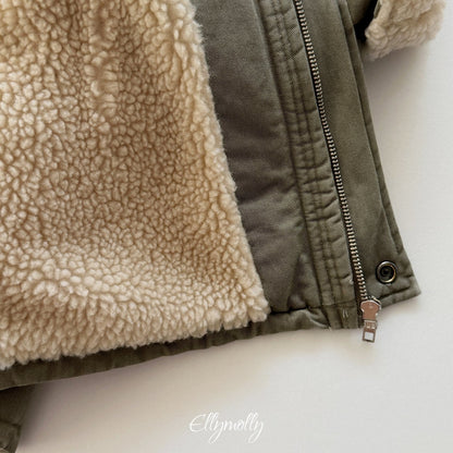 ［ellymolly］kachion fleece jumper