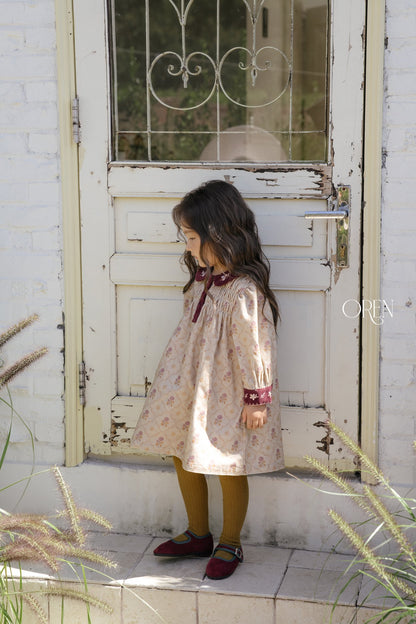 ［OREN］camilla contrast collar dress