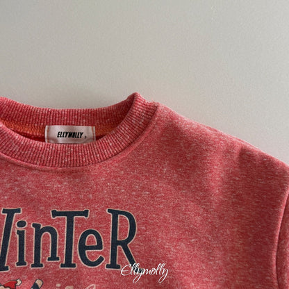 ［ellymolly］winter snow sweatshirt