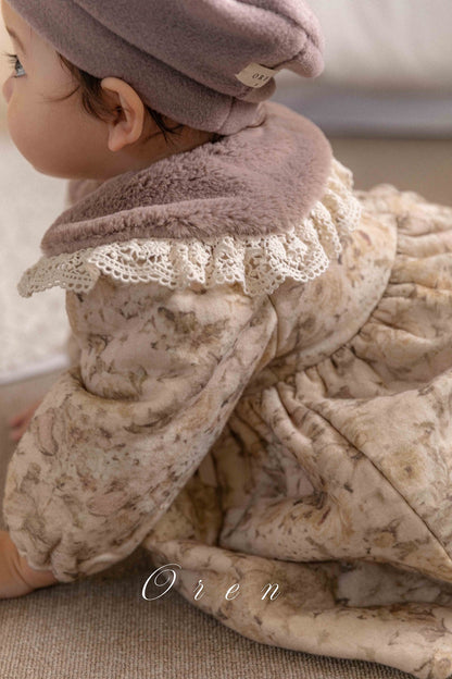 ［OREN］briel padded dress (3oz)