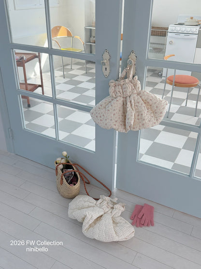 ［ninibello］picnic quilted dress