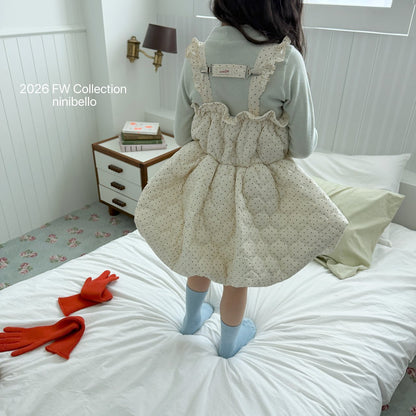 ［ninibello］picnic quilted dress