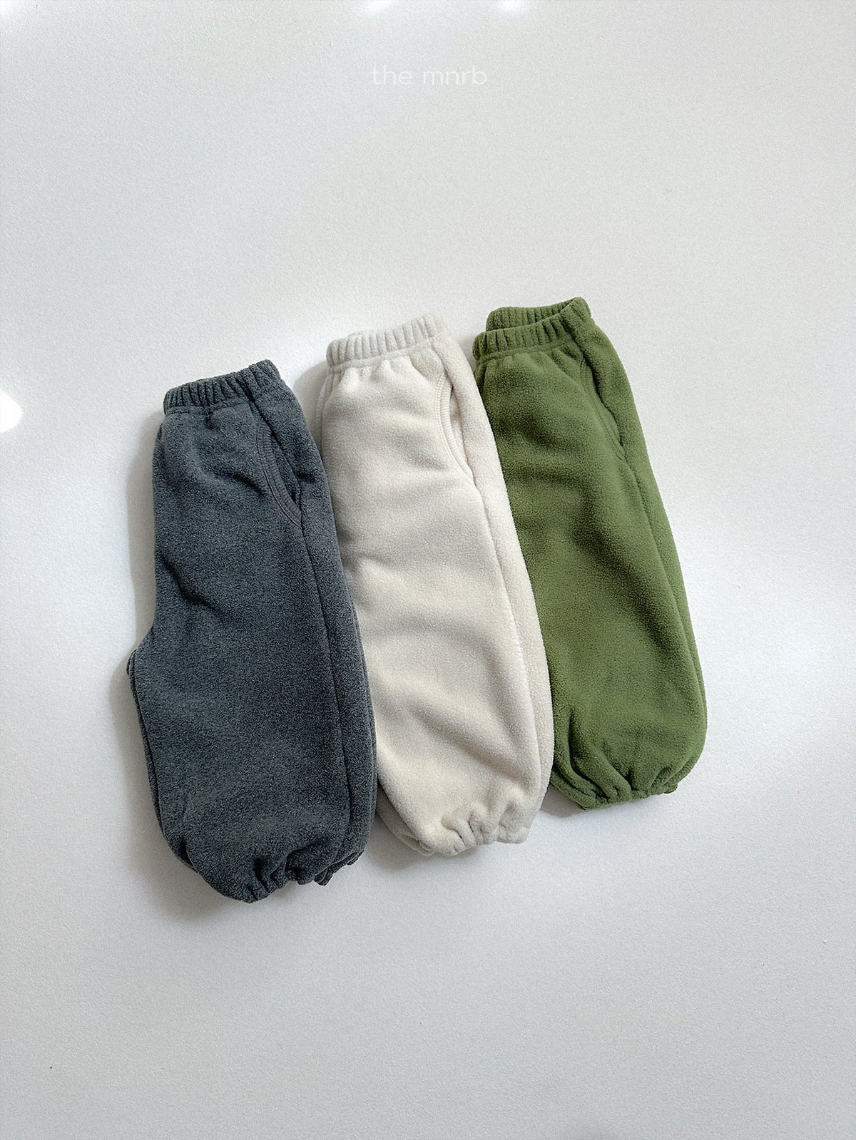 ［minirobe］teddy jogger pants