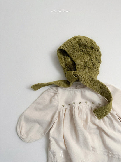 ［atomeme］knit muffler bonnet