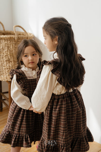 ［OREN］solene pinafore dress