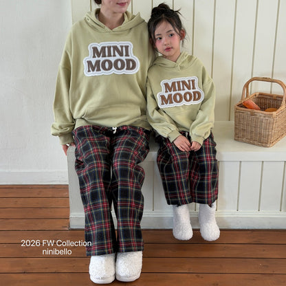 ［ninibello］carol check pants (adult)