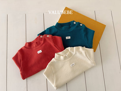 ［valubebe］solid half neck tee
