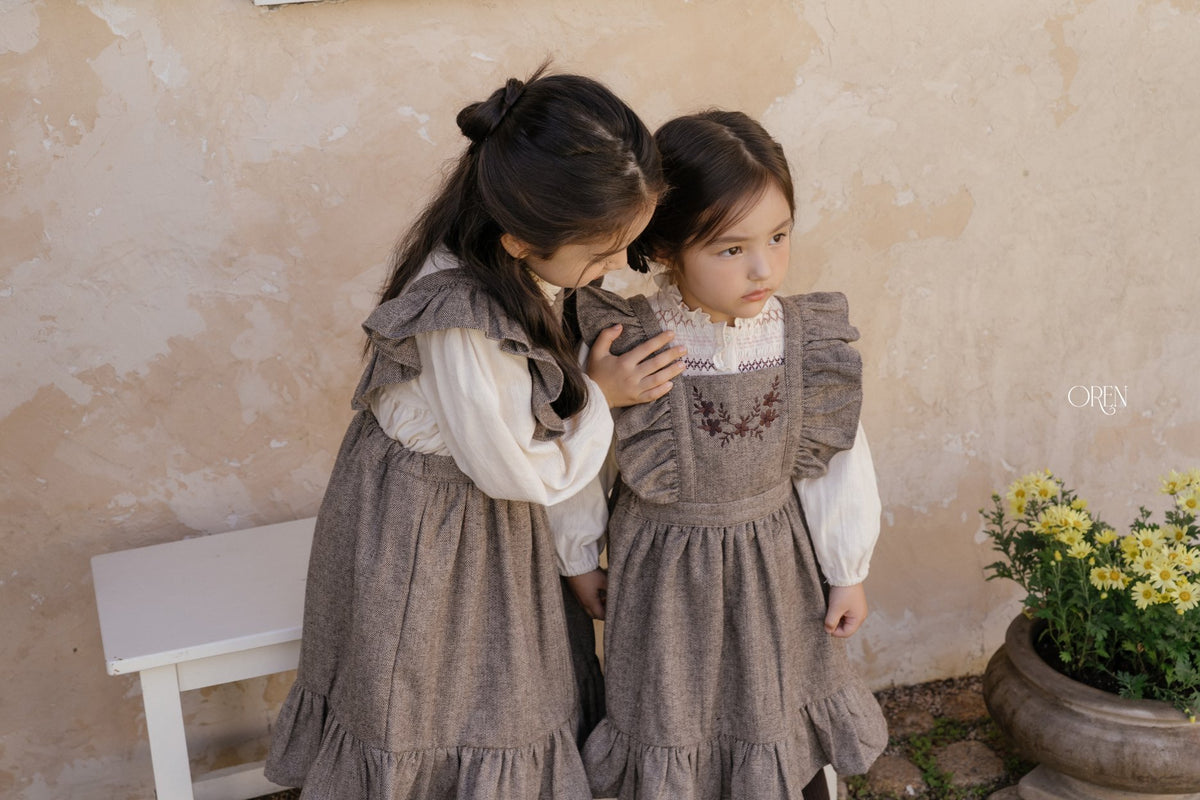 ［OREN］solene pinafore dress
