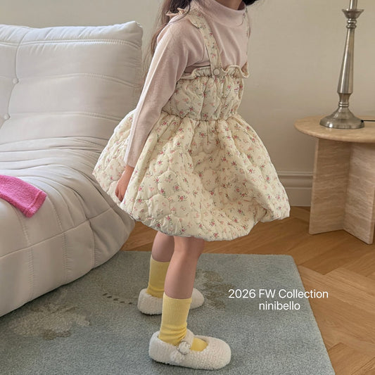 ［ninibello］picnic quilted dress