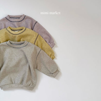 ［mimimarket］mink terry sweatshirt