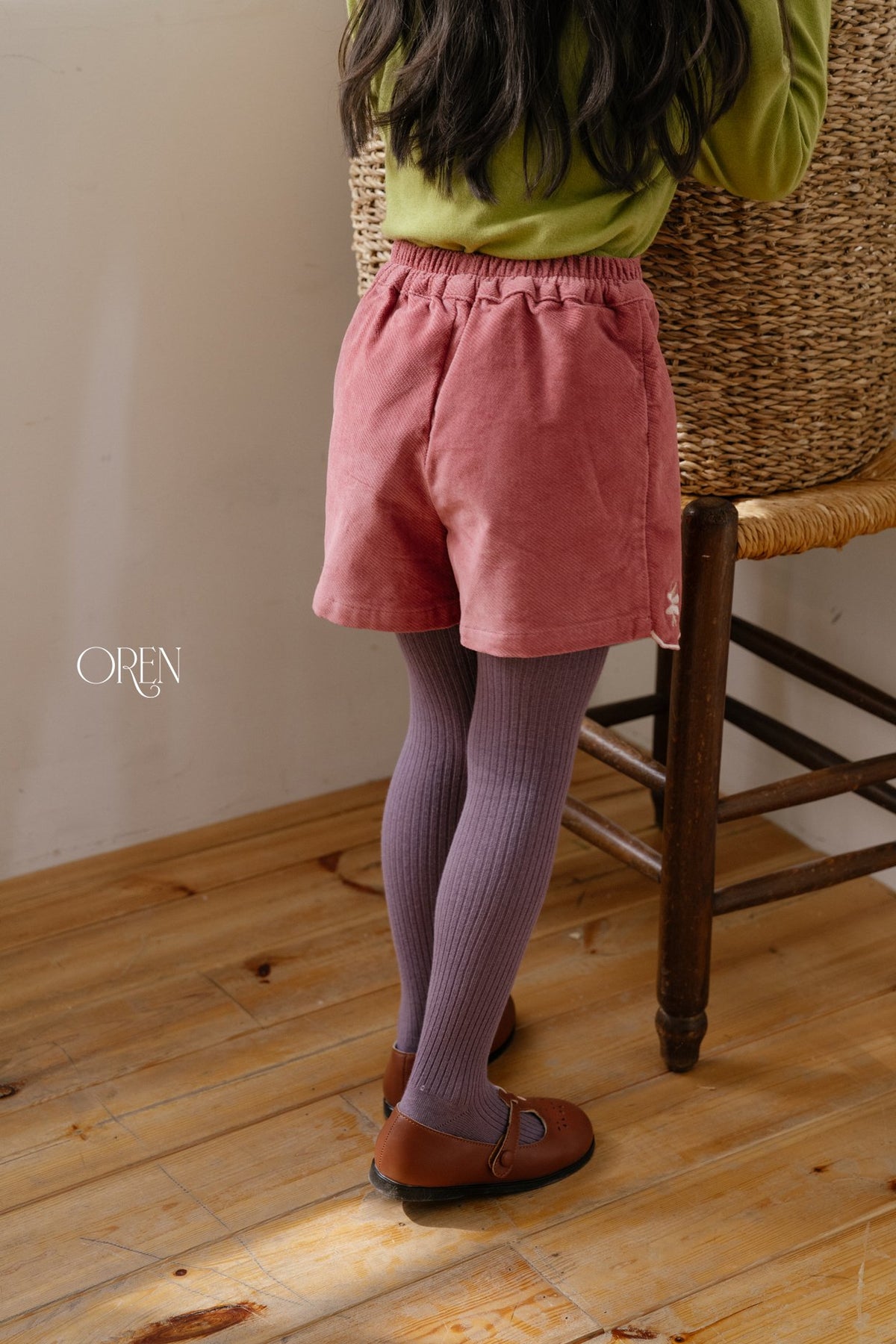 ［OREN］bella embroidered culotte pants