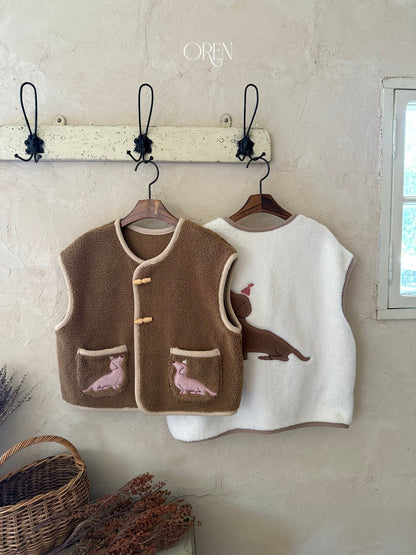 ［OREN］monceau fleece vest