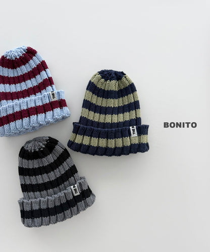 ［BONITO］two-tone knit beanie