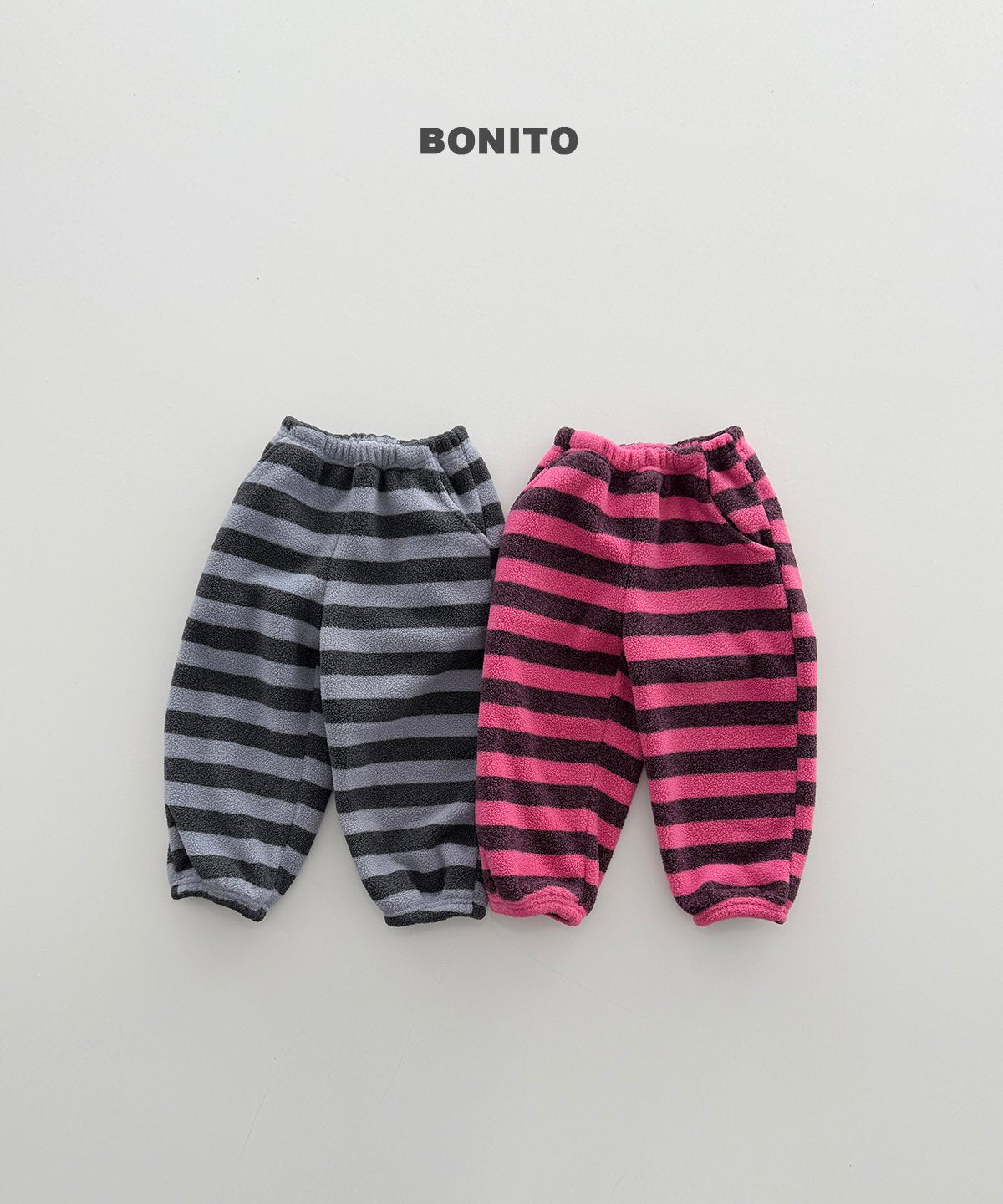 ［BONITO］bold fleece jogger pants