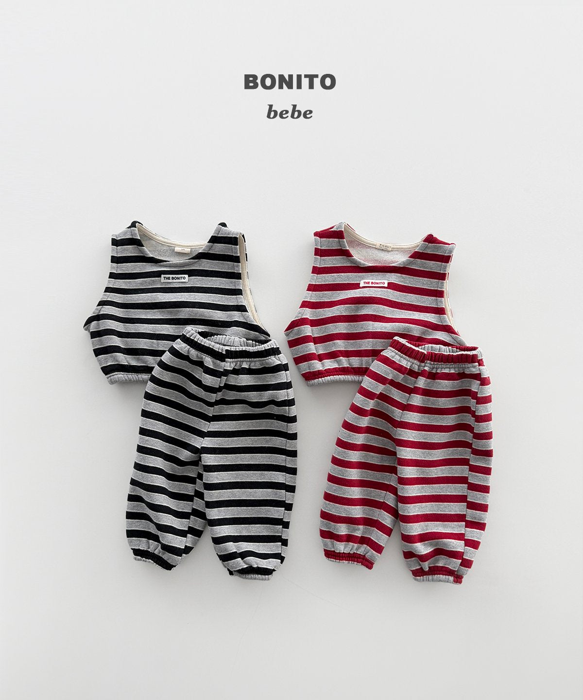 ［BONITO］stripe vest set