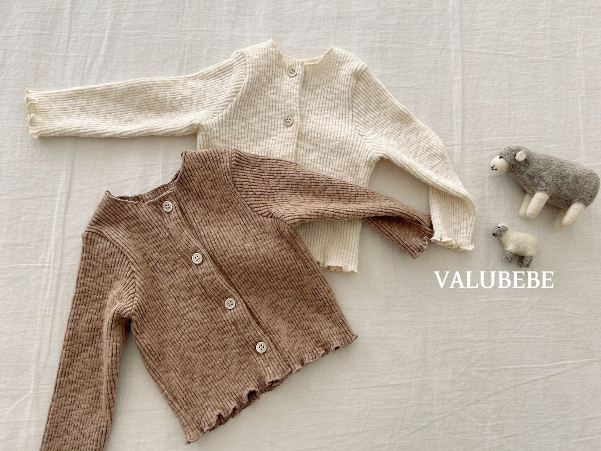［valubebe］songsong frill cardigan tee