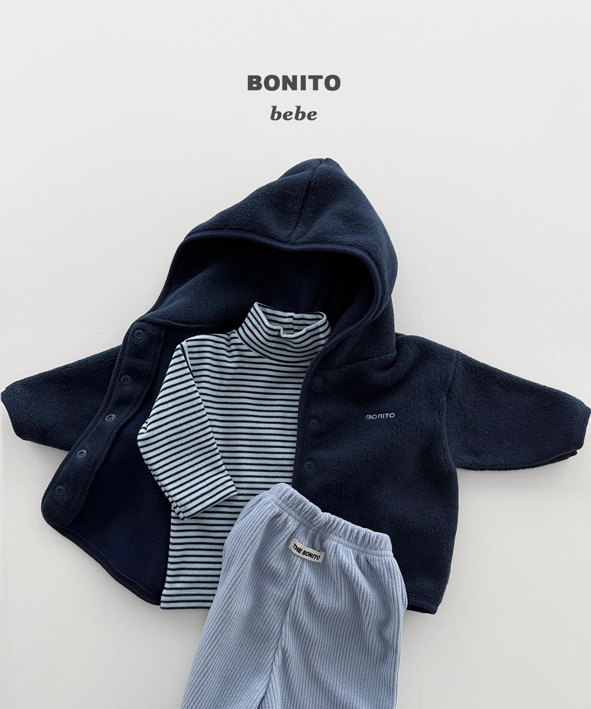 ［BONITO］1+1 turtleneck