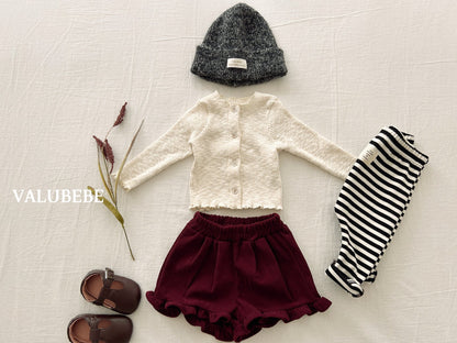 ［valubebe］songsong frill cardigan tee