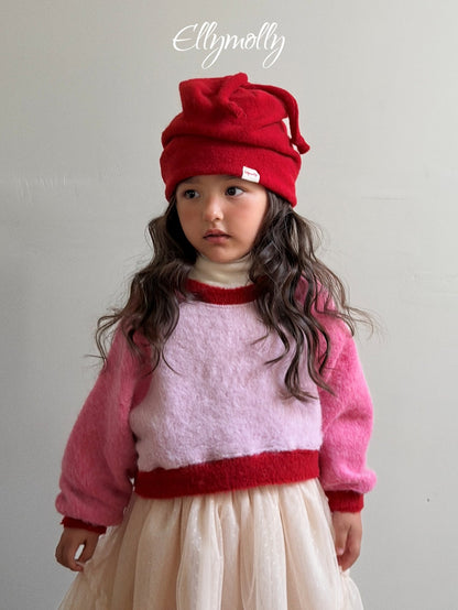 ［ellymolly］sweet muffin raglan sweatshirt