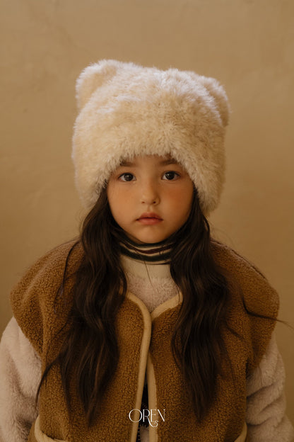 ［OREN］cat faux fur beanie