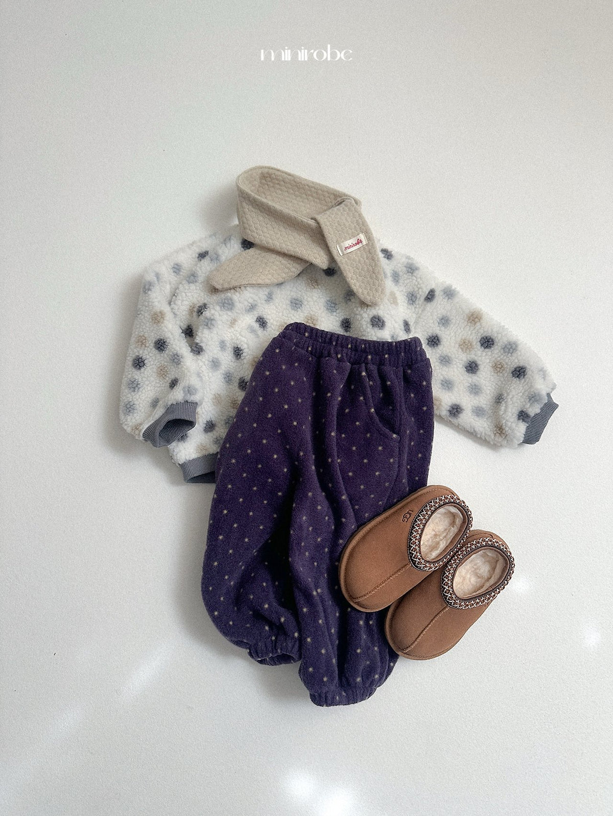 ［minirobe］multi dumble sweatshirt