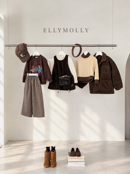 ［ellymolly］brushed color turtleneck