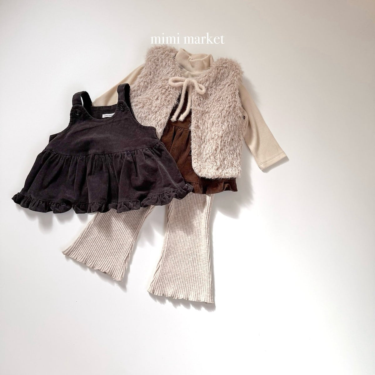 ［mimimarket］corduroy sleeveless blouse