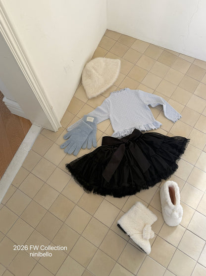 ［ninibello］witty frill tee
