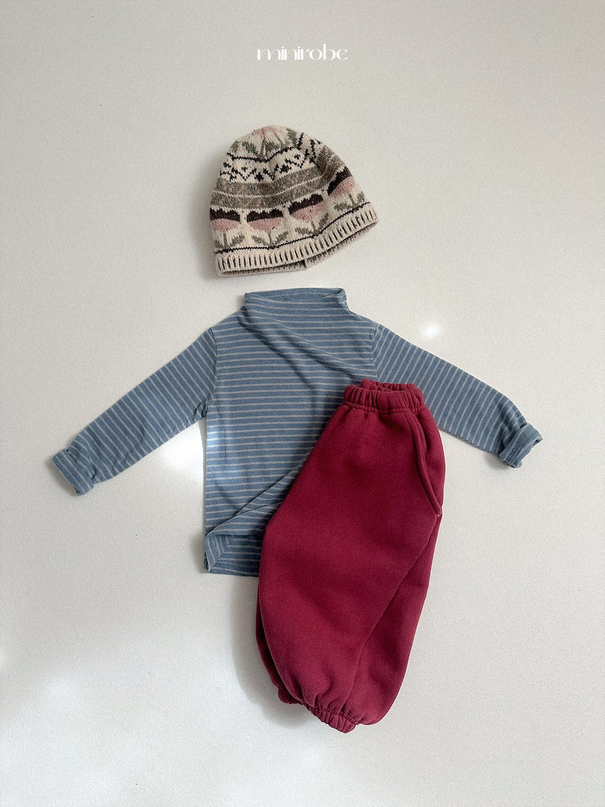 ［minirobe］barrel jogger pants