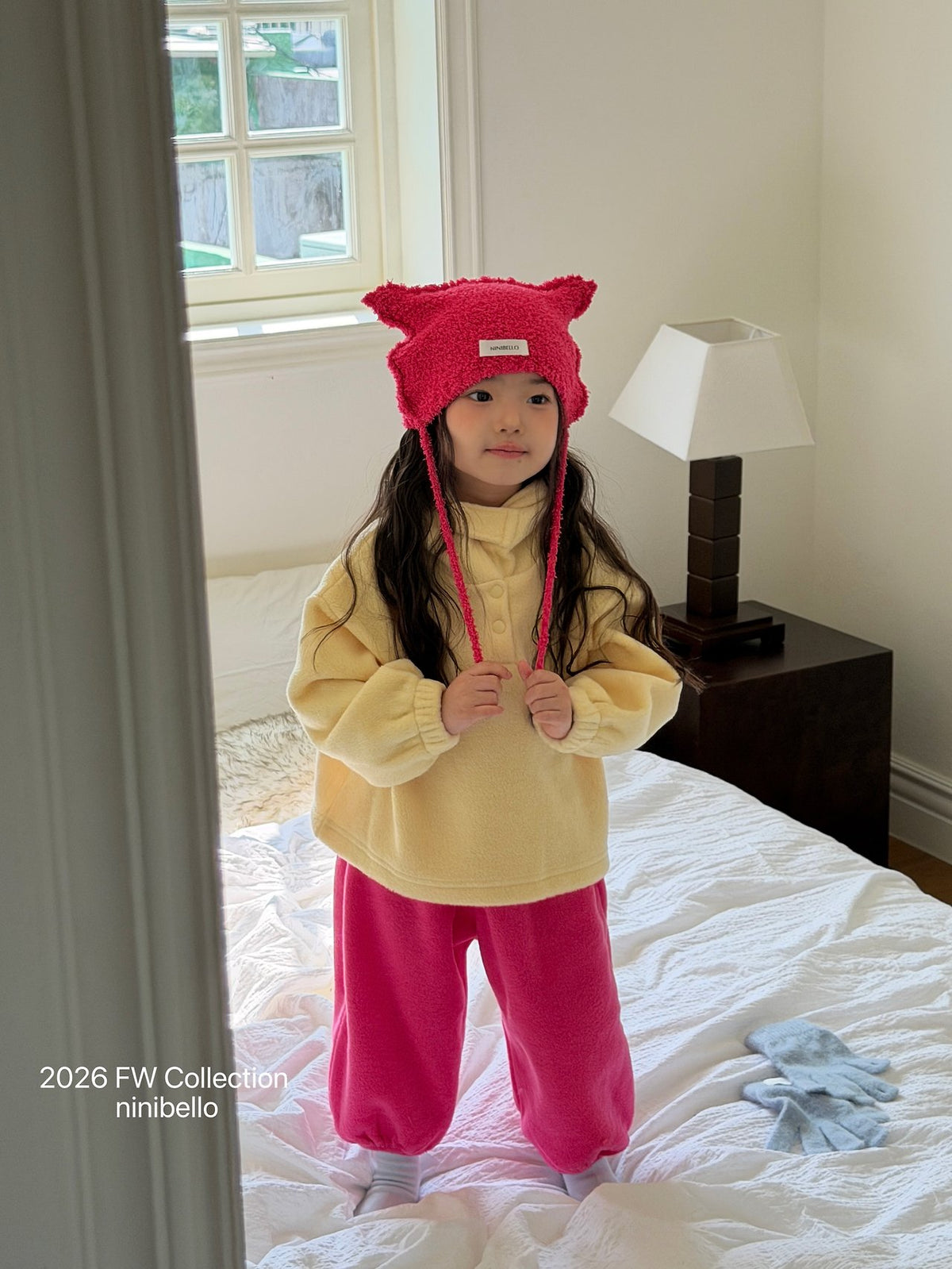 ［ninibello］teletubby fleece hoodie